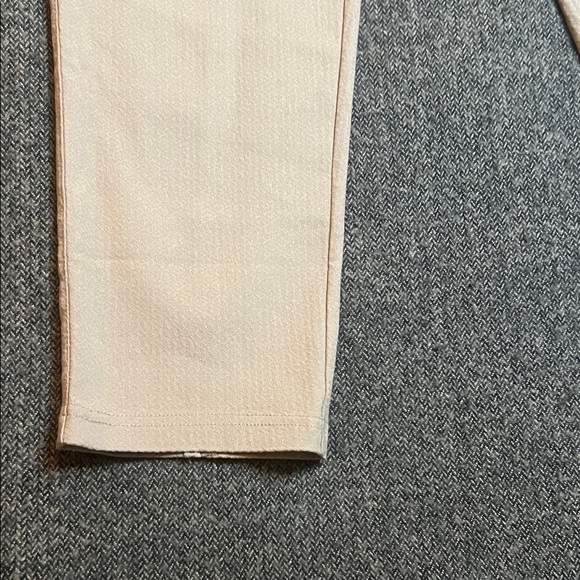 NWT Mario Serrani Women’s Tan Chinos Ankle Pants sz L Pull On - Picture 5 of 12